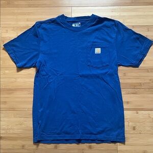 Carhartt Men's Classic Blue Tee with Pocket